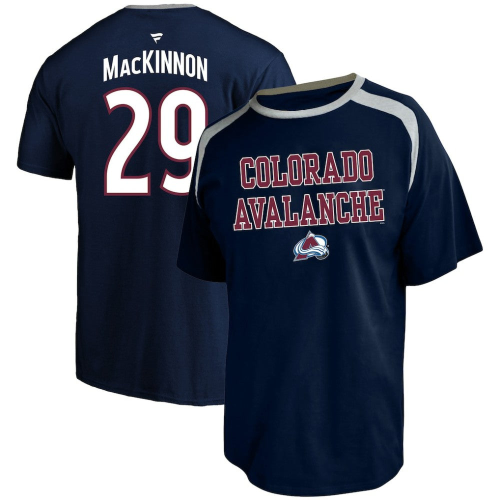 Nathan MacKinnon Colorado Avalanche Profile Big & Tall Name & Number T-Shirt Online