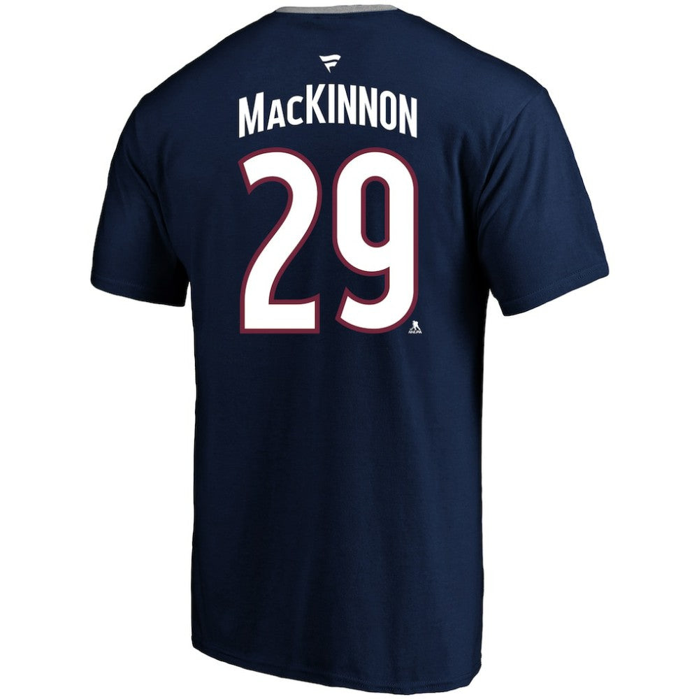 Nathan MacKinnon Colorado Avalanche Profile Big & Tall Name & Number T-Shirt Online