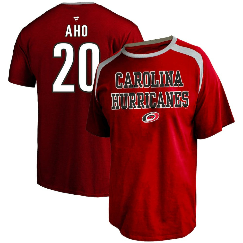Sebastian Aho Carolina Hurricanes Profile Big & Tall Name & Number T-Shirt Online