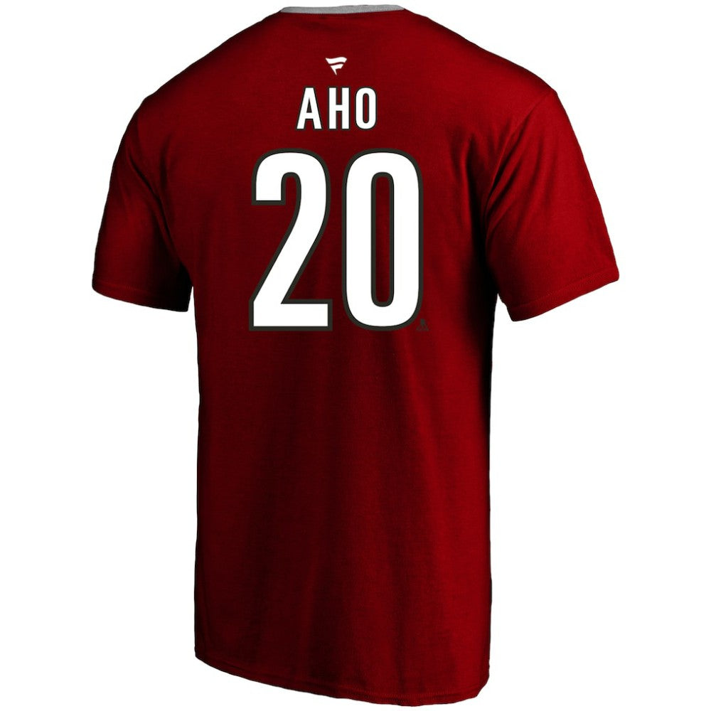 Sebastian Aho Carolina Hurricanes Profile Big & Tall Name & Number T-Shirt Online