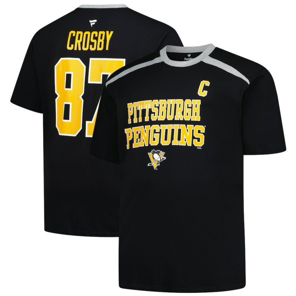 Sidney Crosby Pittsburgh Penguins Profile Big & Tall Name & Number T-Shirt Outlet