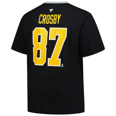 Sidney Crosby Pittsburgh Penguins Profile Big & Tall Name & Number T-Shirt Outlet