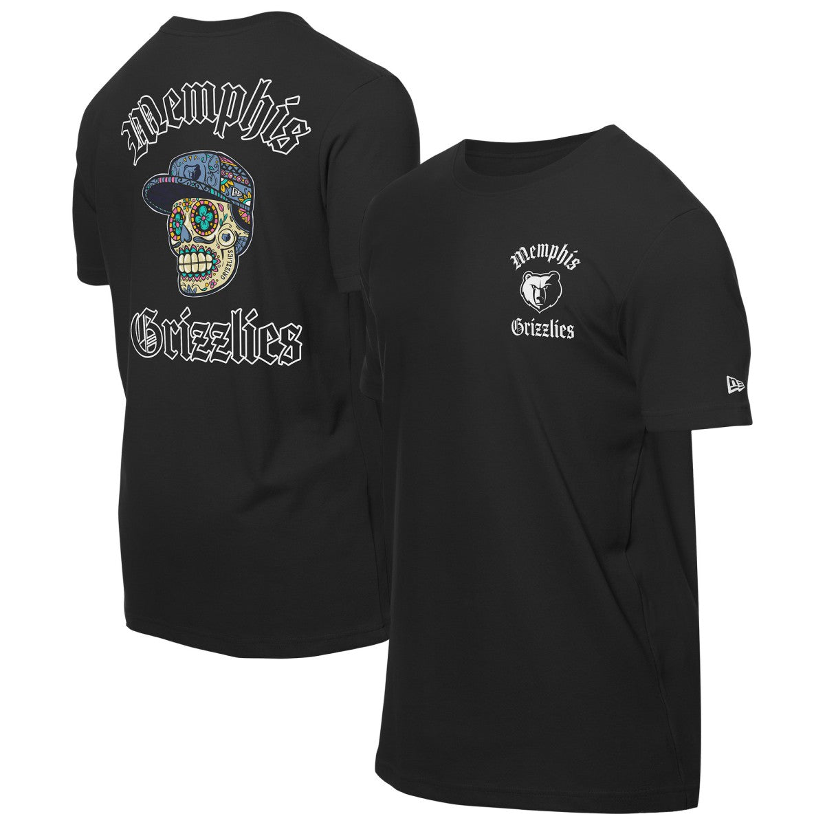 Memphis Grizzlies Sugar Skulls T-Shirt Outlet