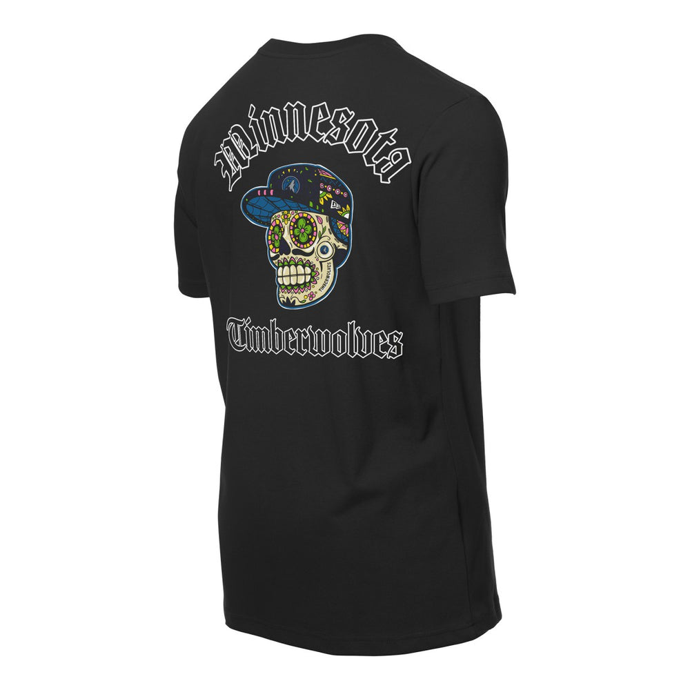 Minnesota Timberwolves Sugar Skulls T-Shirt Online