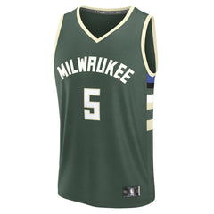 Gary Trent Jr. Milwaukee Bucks Fast Break Replica Player Jersey On Sale