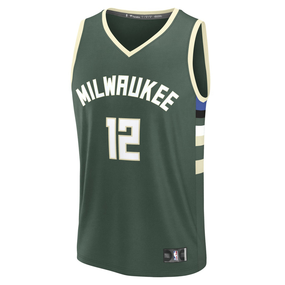 Taurean Prince Milwaukee Bucks Fast Break Replica Player Jersey For Sale
