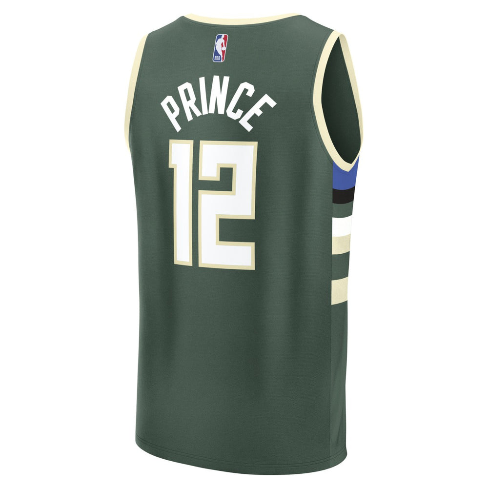 Taurean Prince Milwaukee Bucks Fast Break Replica Player Jersey For Sale