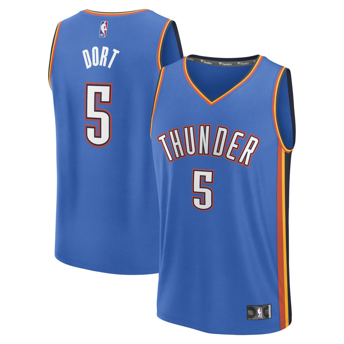 Luguentz Dort Oklahoma City Thunder Fast Break Replica Player Jersey Outlet