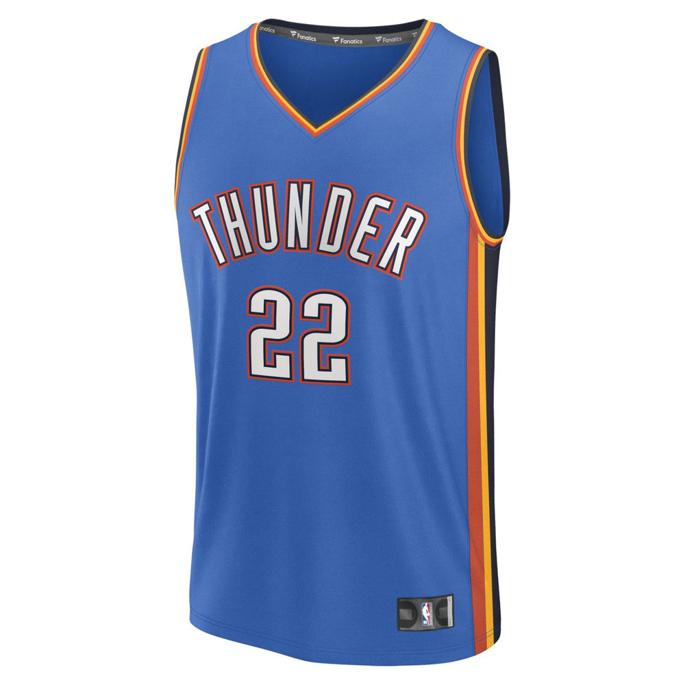 Cason Wallace Oklahoma City Thunder Fast Break Replica Player Jersey New