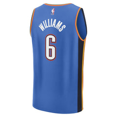 Jaylin Williams Oklahoma City Thunder Fast Break Replica Player Jersey For Sale
