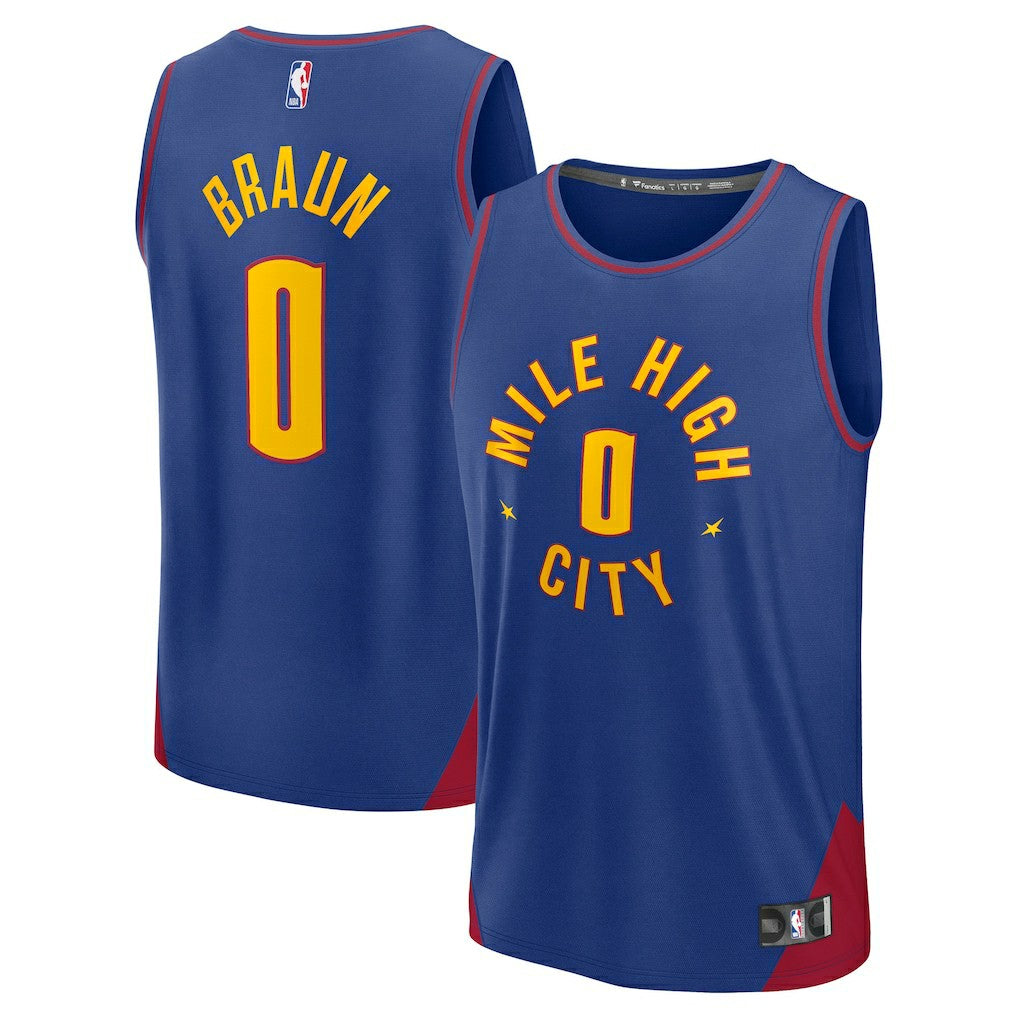 Christian Braun Denver Nuggets Fast Break Replica Player Jersey sale On Sale