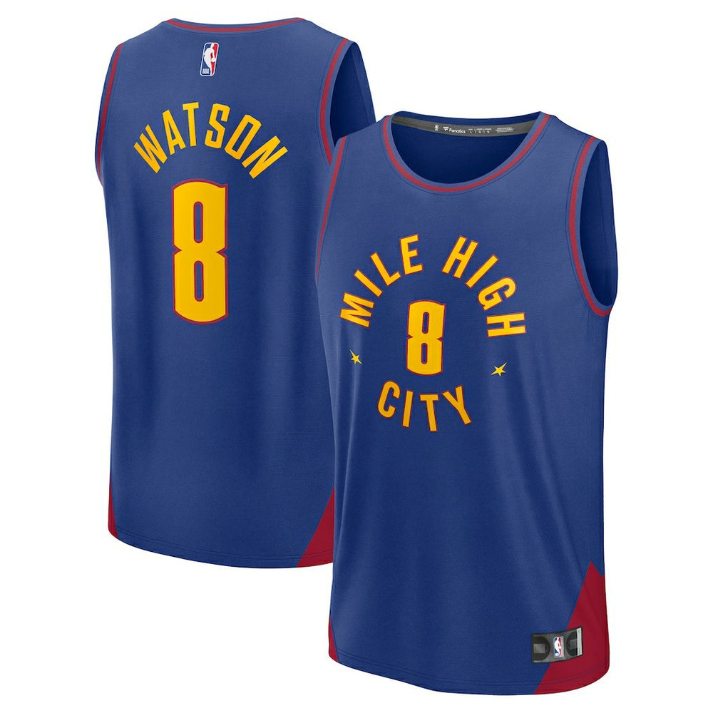 Peyton Watson Denver Nuggets Fast Break Replica Player Jersey sale For Sale