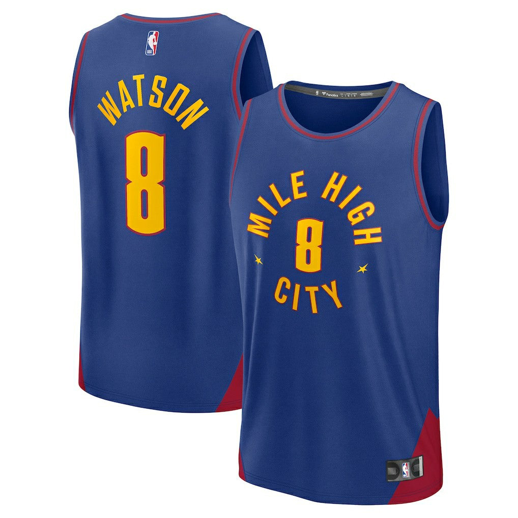 Peyton Watson Denver Nuggets Fast Break Replica Player Jersey sale For Sale