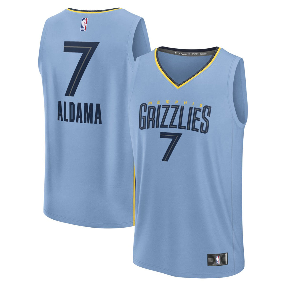 Santi Aldama Memphis Grizzlies Fast Break Replica Player Jersey Discount