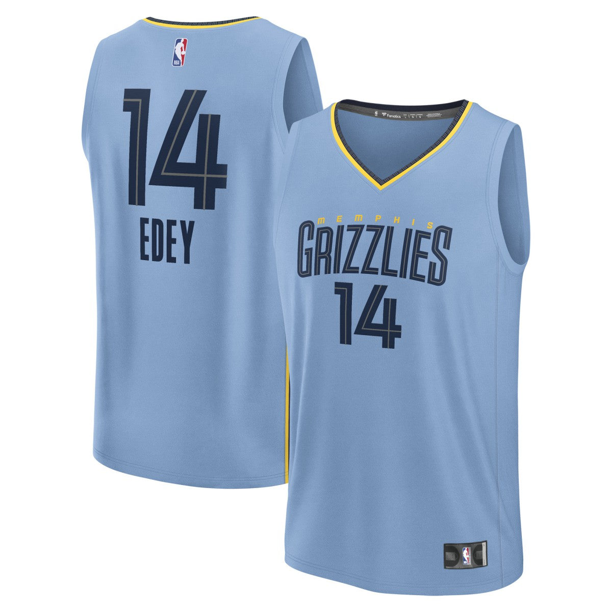 Zach Edey Memphis Grizzlies Fast Break Replica Player Jersey On Sale