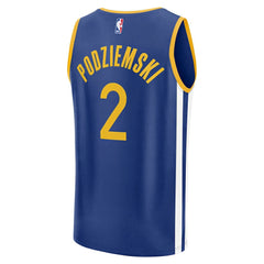 Brandin Podziemski Golden State Warriors Fast Break Replica Player Jersey sale For Sale
