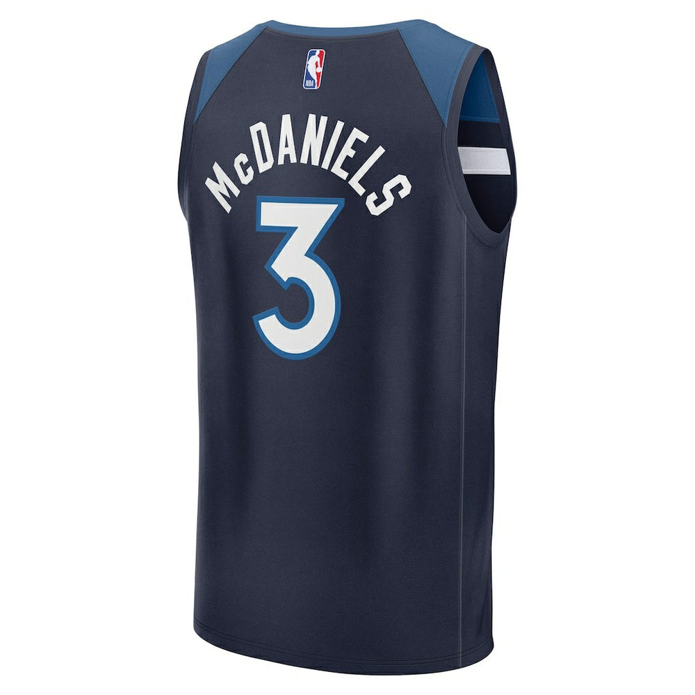 Jaden McDaniels Minnesota Timberwolves Fast Break Replica Player Jersey On Sale