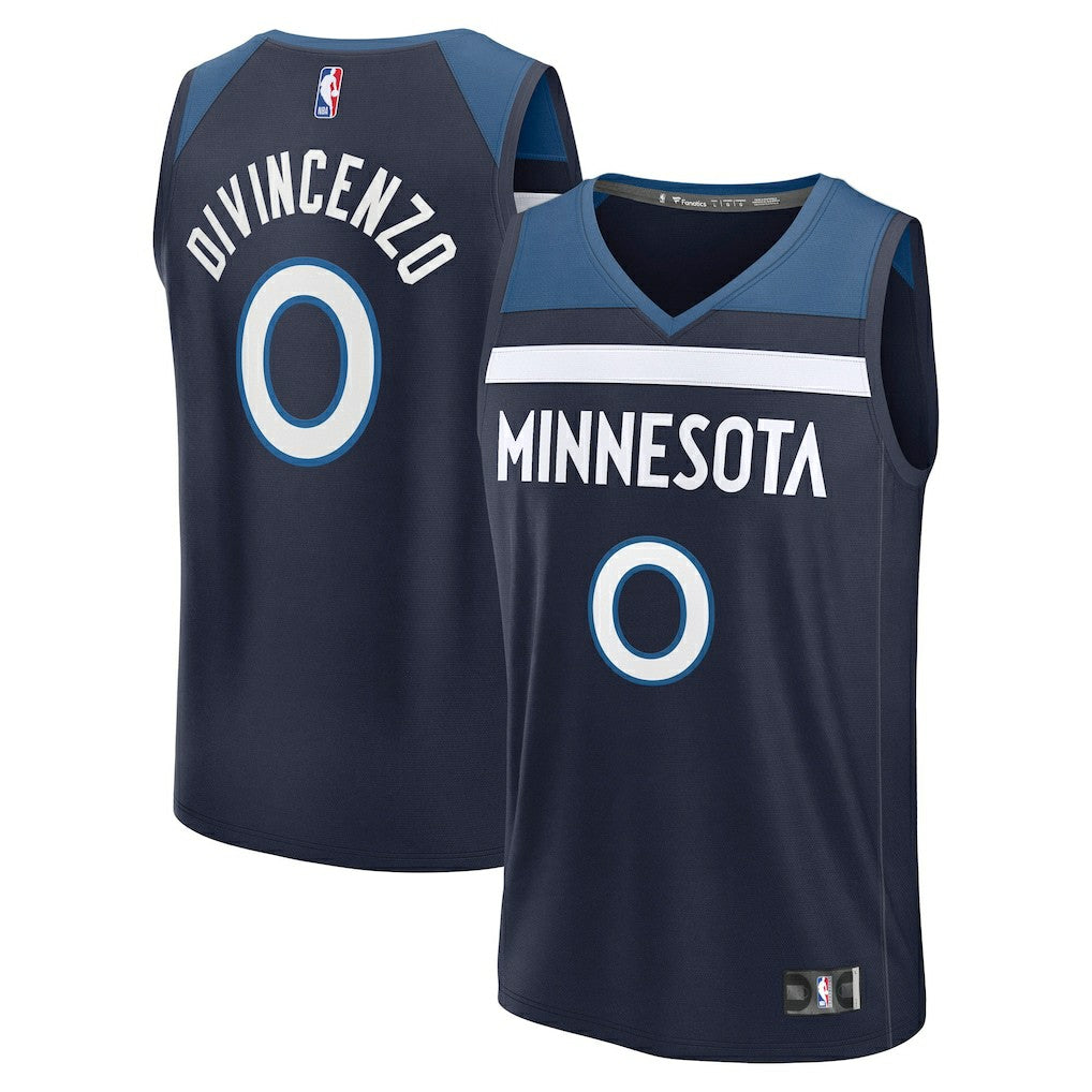 Donte DiVincenzo Minnesota Timberwolves Fast Break Replica Player Jersey For Sale