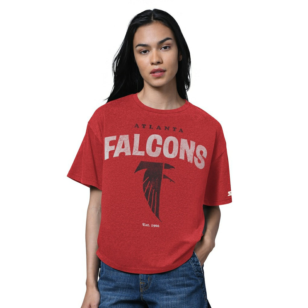 Atlanta Falcons  Starter Women's 1966 Throwback Collection Cropped T-Shirt
