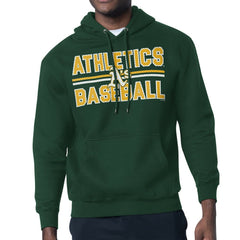 Athletics Starter Team Mesh Print Graphic Pullover Hoodie | MLB New