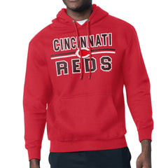 Cincinnati Reds Starter Team Mesh Print Graphic Pullover Hoodie | MLB Near me