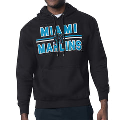Miami Marlins Starter Team Mesh Print Graphic Pullover Hoodie | MLB Sale