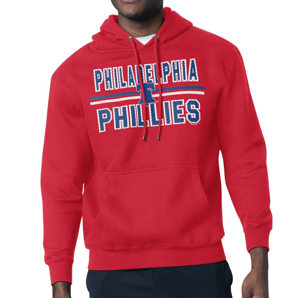 Philadelphia Phillies Starter Team Mesh Print Graphic Pullover Hoodie | MLB Shop