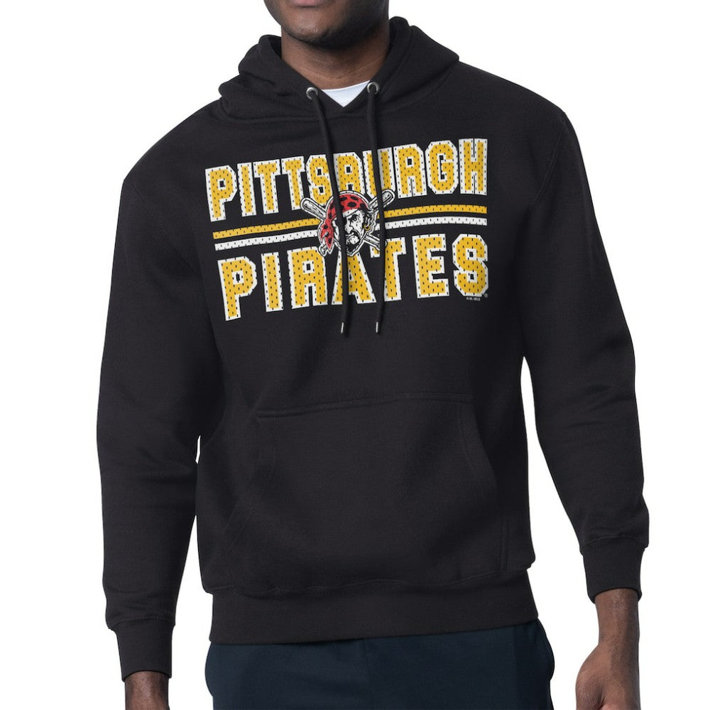 Pittsburgh Pirates Starter Team Mesh Print Graphic Pullover Hoodie | MLB Shop