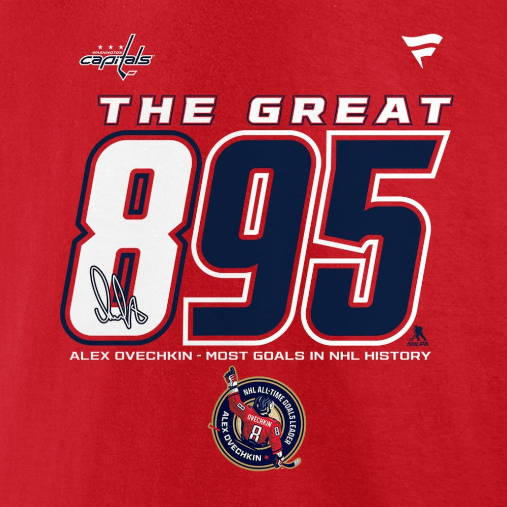 Alexander Ovechkin Washington Capitals NHL All-Time Leading Goal Scorer 895 T-Shirt Online