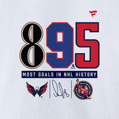Alexander Ovechkin Washington Capitals NHL All-Time Leading Goal Scorer 895 T-Shirt Sale