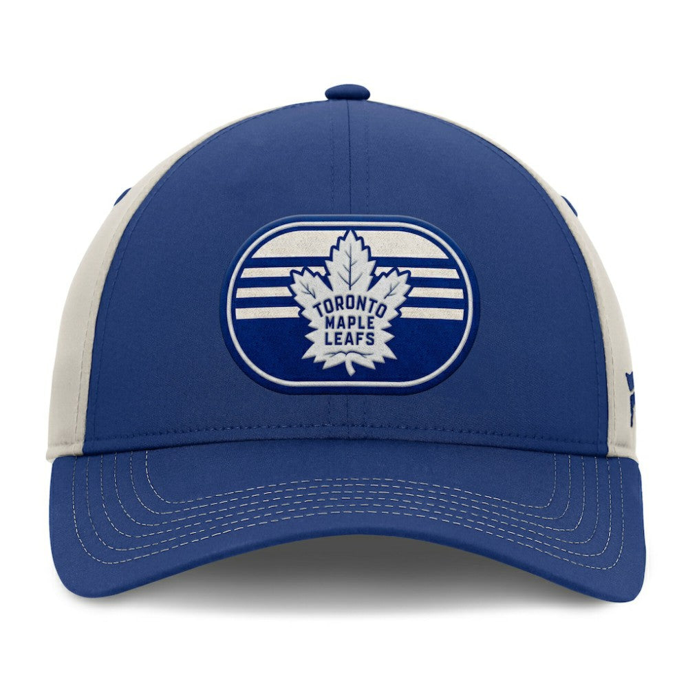 Toronto Maple Leafs Fanatics 2025 Stanley Cup Playoffs Locker Room Trucker Adjustable Hat Outlet