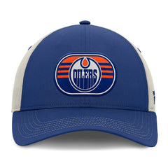 Edmonton Oilers Fanatics 2025 Stanley Cup Playoffs Locker Room Trucker Adjustable Hat On Sale