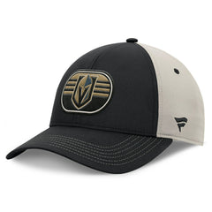 Vegas Golden Knights Fanatics 2025 Stanley Cup Playoffs Locker Room Trucker Adjustable Hat For Sale