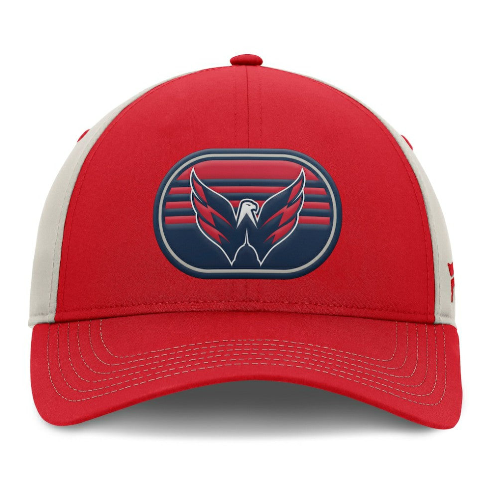 Washington Capitals Fanatics 2025 Stanley Cup Playoffs Locker Room Trucker Adjustable Hat Sale