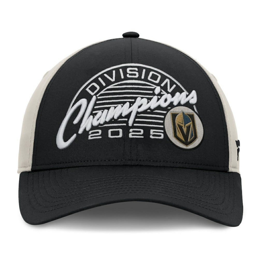 Vegas Golden Knights Fanatics 2025 Pacific Division Champions Locker Room Adjustable Hat Outlet