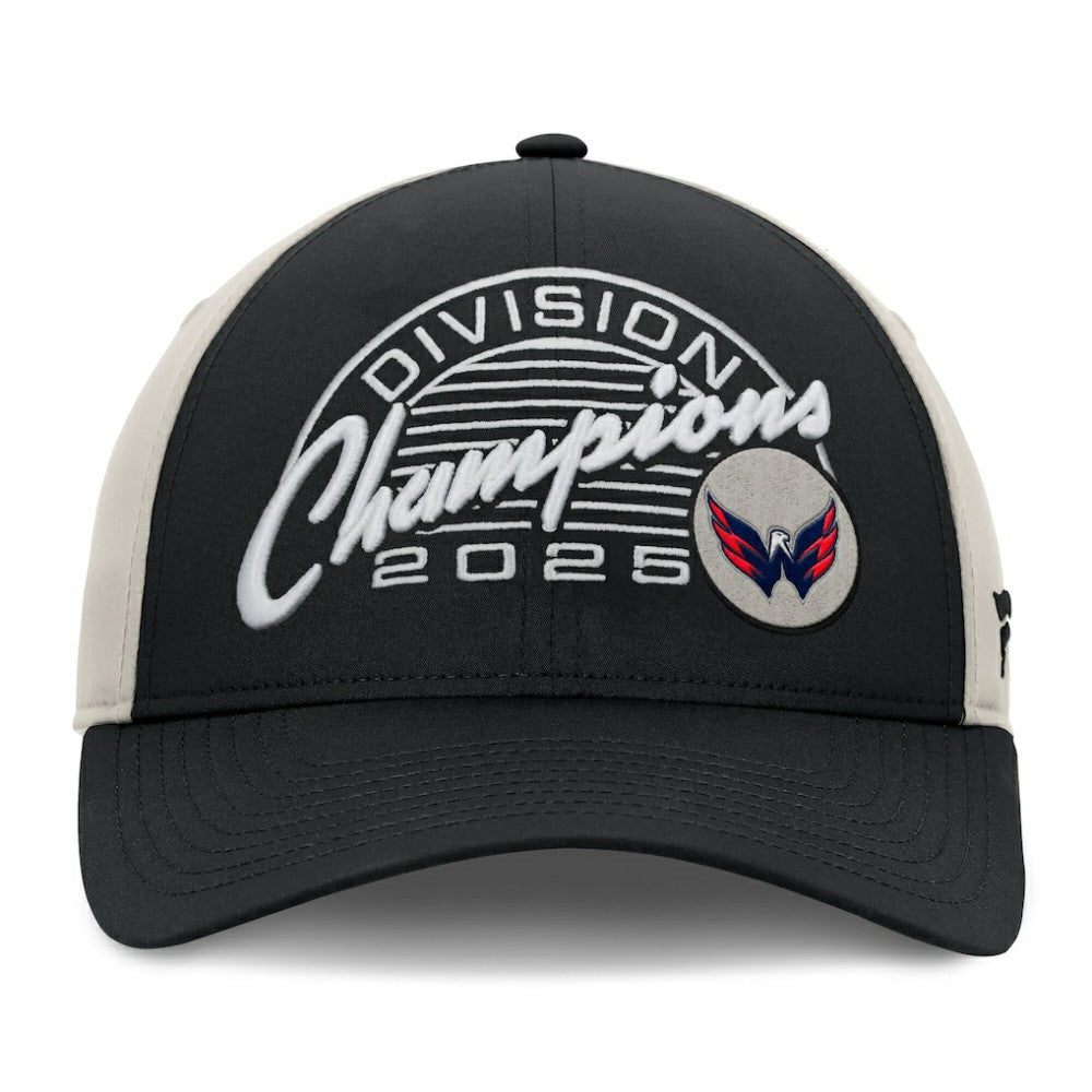 Washington Capitals Fanatics 2025 Metropolitan Division Champions Locker Room Adjustable Hat Outlet