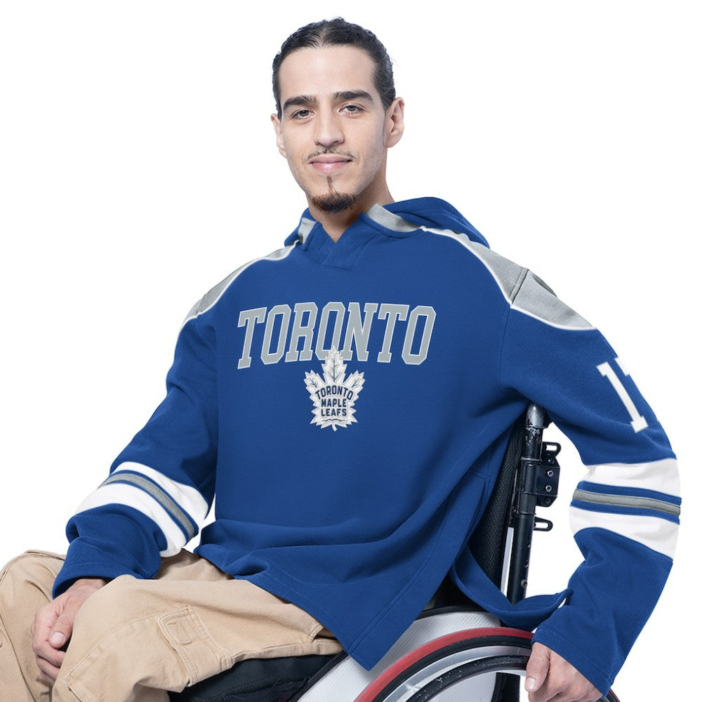 Toronto Maple Leafs G-III Sports by Carl Banks Adaptive Wear Lord Stanley Hooded Long Sleeve Sweatshirt Online
