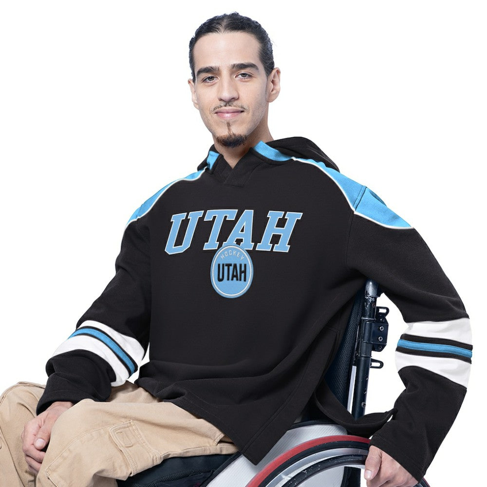 Utah Mammoth G-III Sports by Carl Banks Adaptive Wear Lord Stanley Hooded Long Sleeve Sweatshirt Outlet