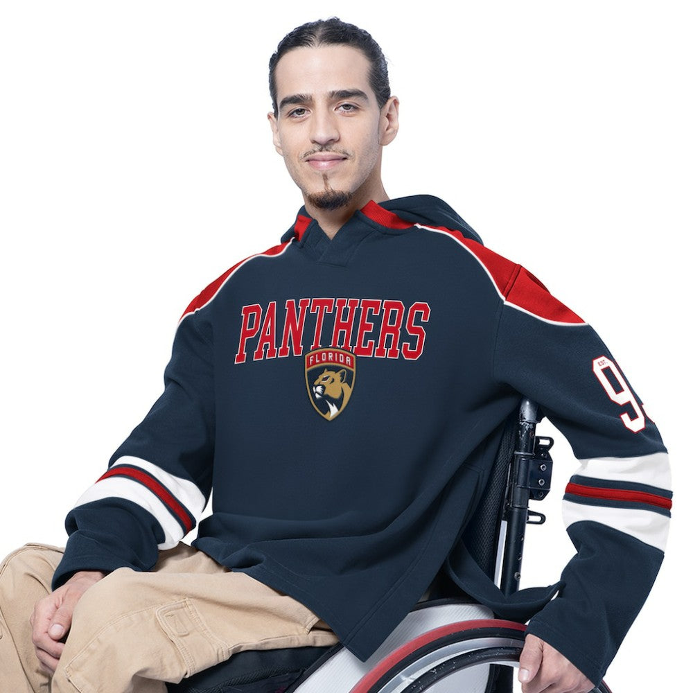 Florida Panthers G-III Sports by Carl Banks Adaptive Wear Lord Stanley Hooded Long Sleeve Sweatshirt Online