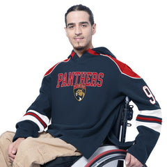 Florida Panthers G-III Sports by Carl Banks Adaptive Wear Lord Stanley Hooded Long Sleeve Sweatshirt Online