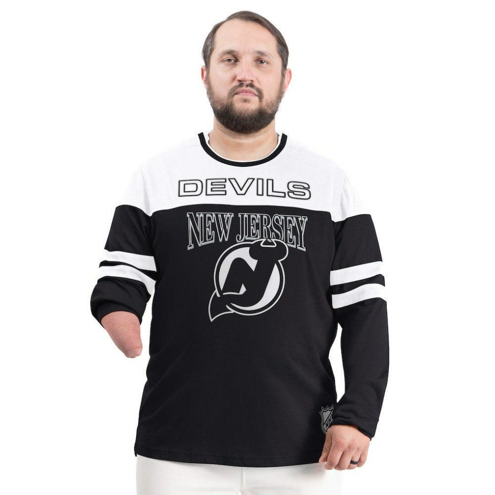 New Jersey Devils G-III Sports by Carl Banks Adaptive Wear Outlast Durene Long-Sleeve T-Shirt On Sale