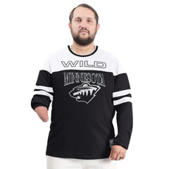 Minnesota Wild G-III Sports by Carl Banks Adaptive Wear Outlast Durene Long-Sleeve T-Shirt Outlet