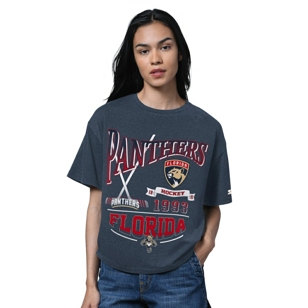 Florida Panthers Starter Women's Oversized Hall of Fame T-Shirt For Sale
