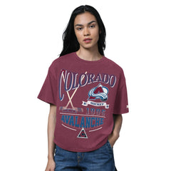 Colorado Avalanche Starter Women's Oversized Hall of Fame T-Shirt Sale