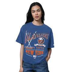 New York Islanders Starter Women's Oversized Hall of Fame T-Shirt Sale