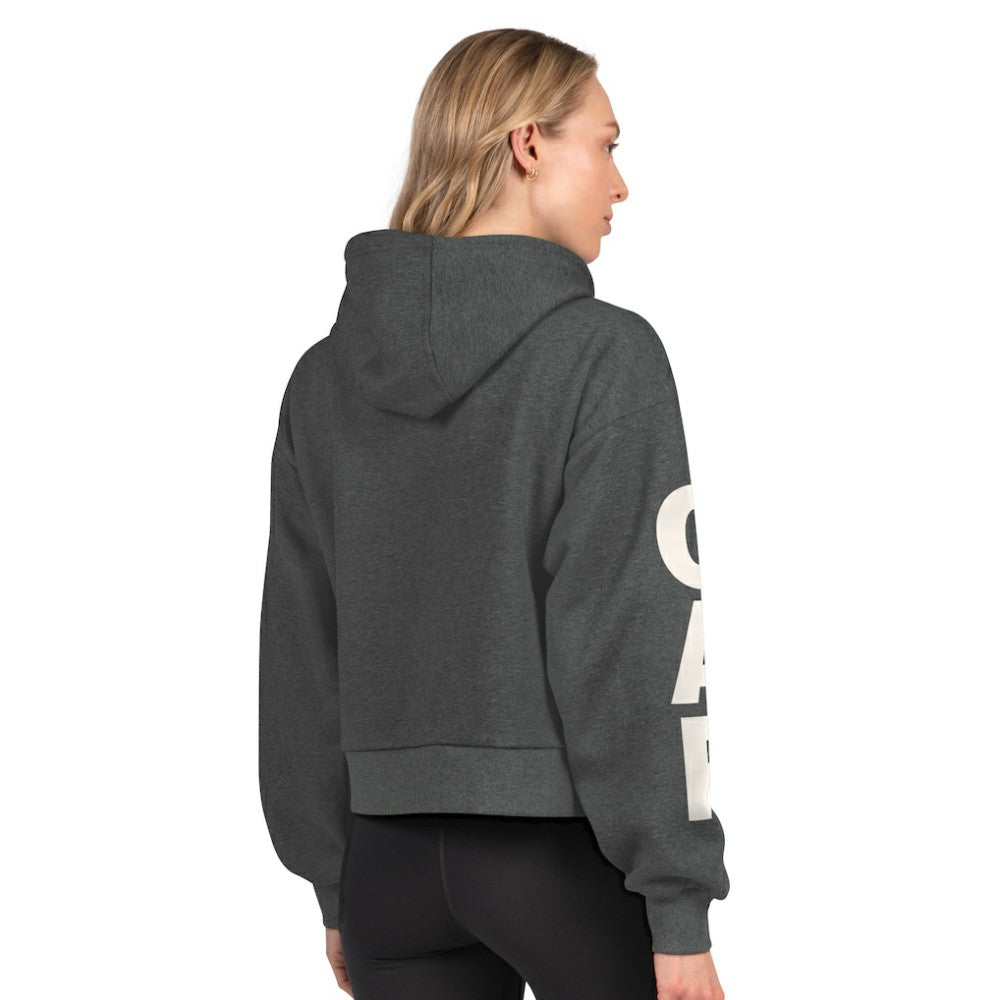 Carolina Hurricanes Starter Women's Star Player Cropped Fleece Hoodie On Sale