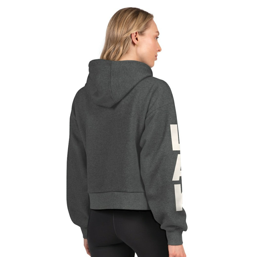 Los Angeles Kings Starter Women's Star Player Cropped Fleece Hoodie On Sale