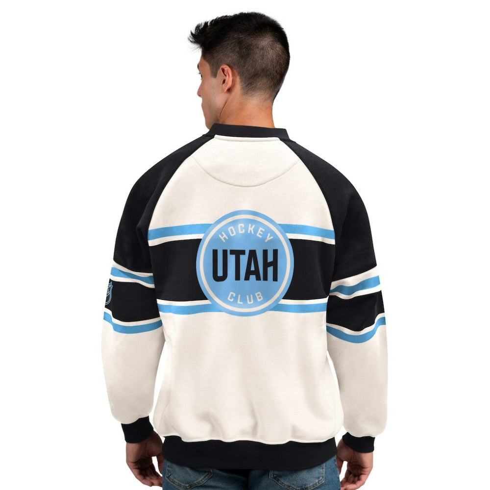 Utah Mammoth Starter Male Adult Defense Fleece Crewneck Sweatshirt For Sale