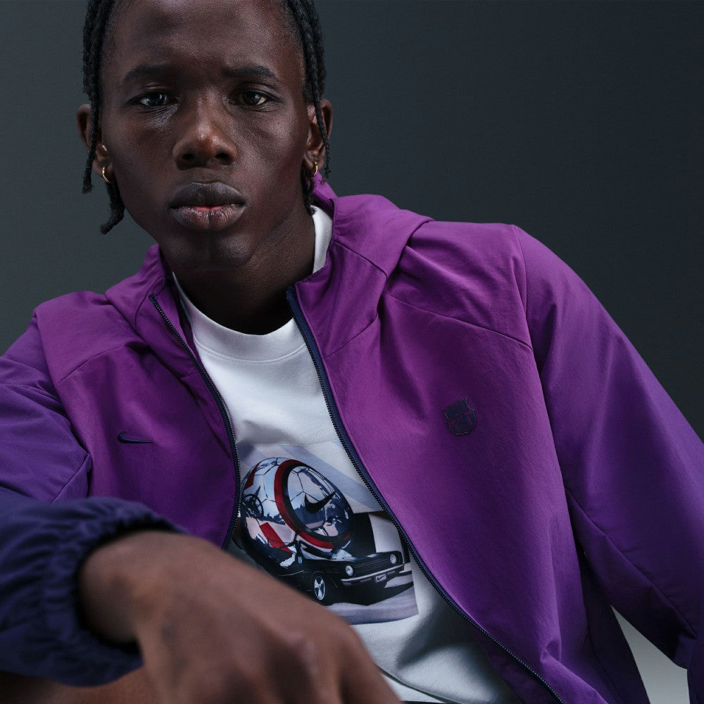 Barcelona AWF Woven Full-Zip Jacket Purple - Nike