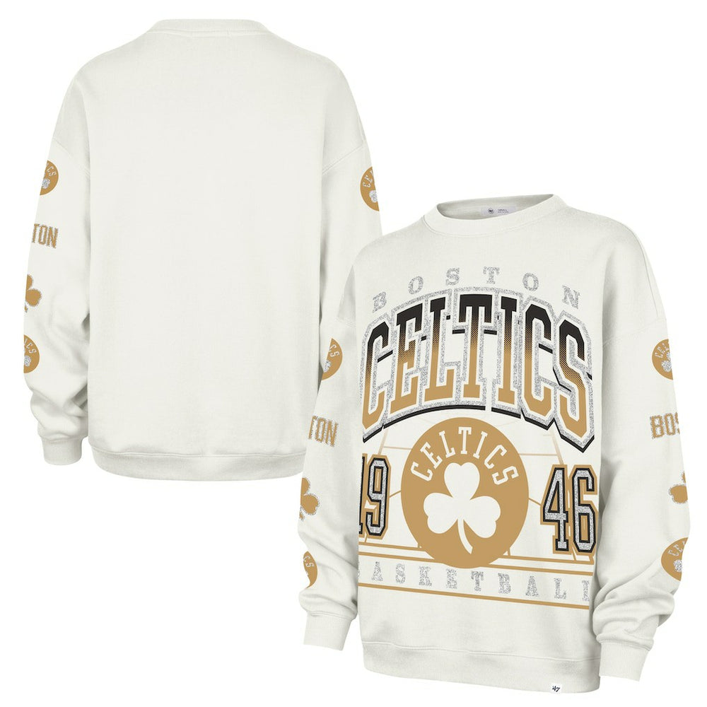 Boston Celtics '47 Women's 2025/26 City Edition Go Big Oversized Sweatshirt Outlet